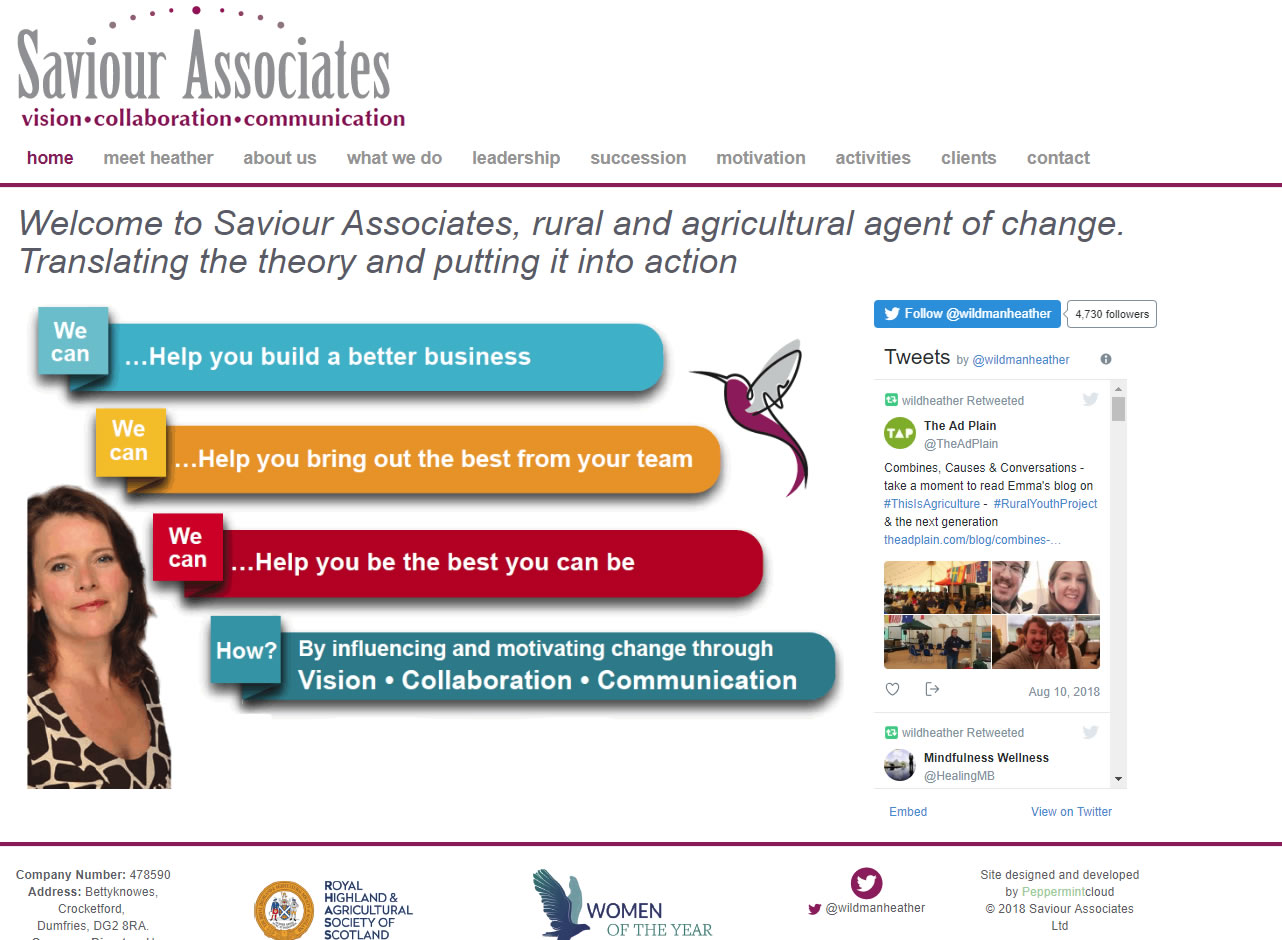 Saviour Associates - Website Design Ayrshire